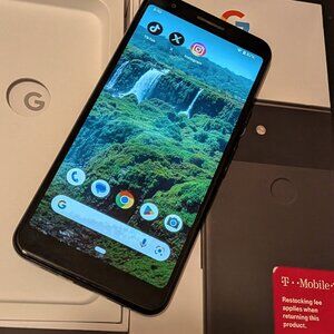 Google Pixel 3a Android T-Mobile Black 64GB Phone
